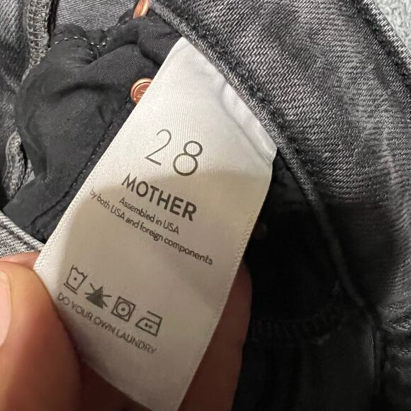 Mother Jeans Womens 28 (28x29) The Outsider Bootcut Gray - Picture 6 of 11